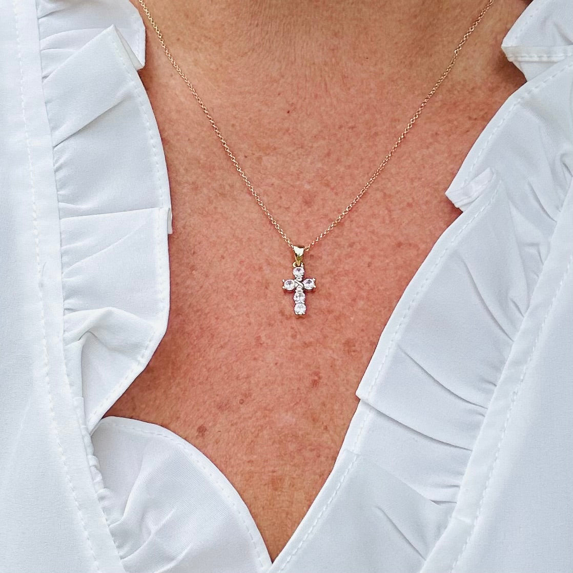 Gianna Cross Necklace