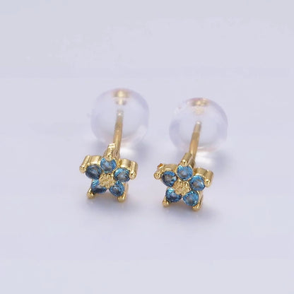 Dainty Flower Stud Earrings