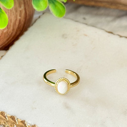 Tullia Natural Gemstone Ring