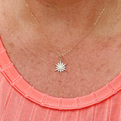 Stellina Opal Star Necklace