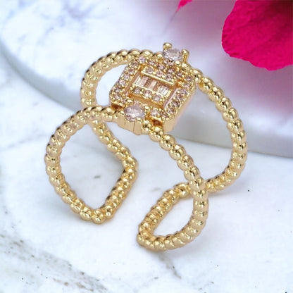 Alessandra Baguette Ring