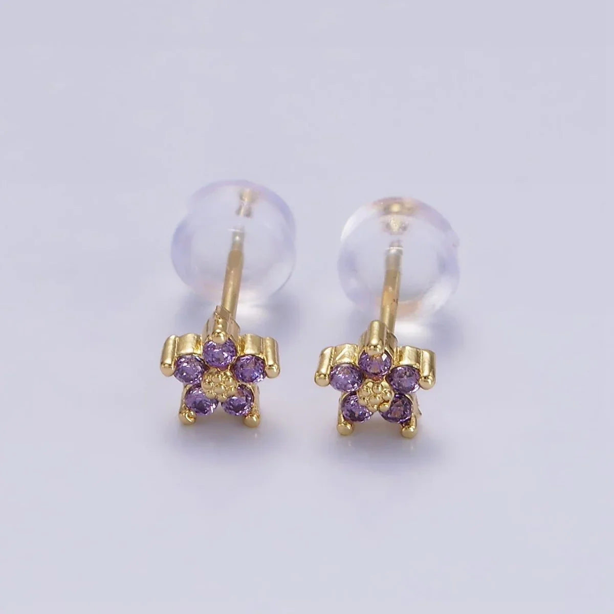 Dainty Flower Stud Earrings