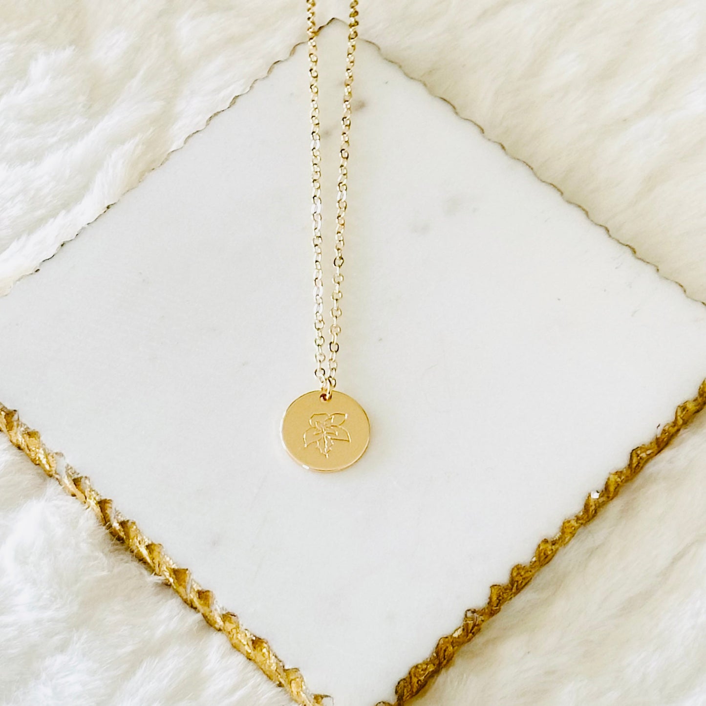 Birth Flower Necklace