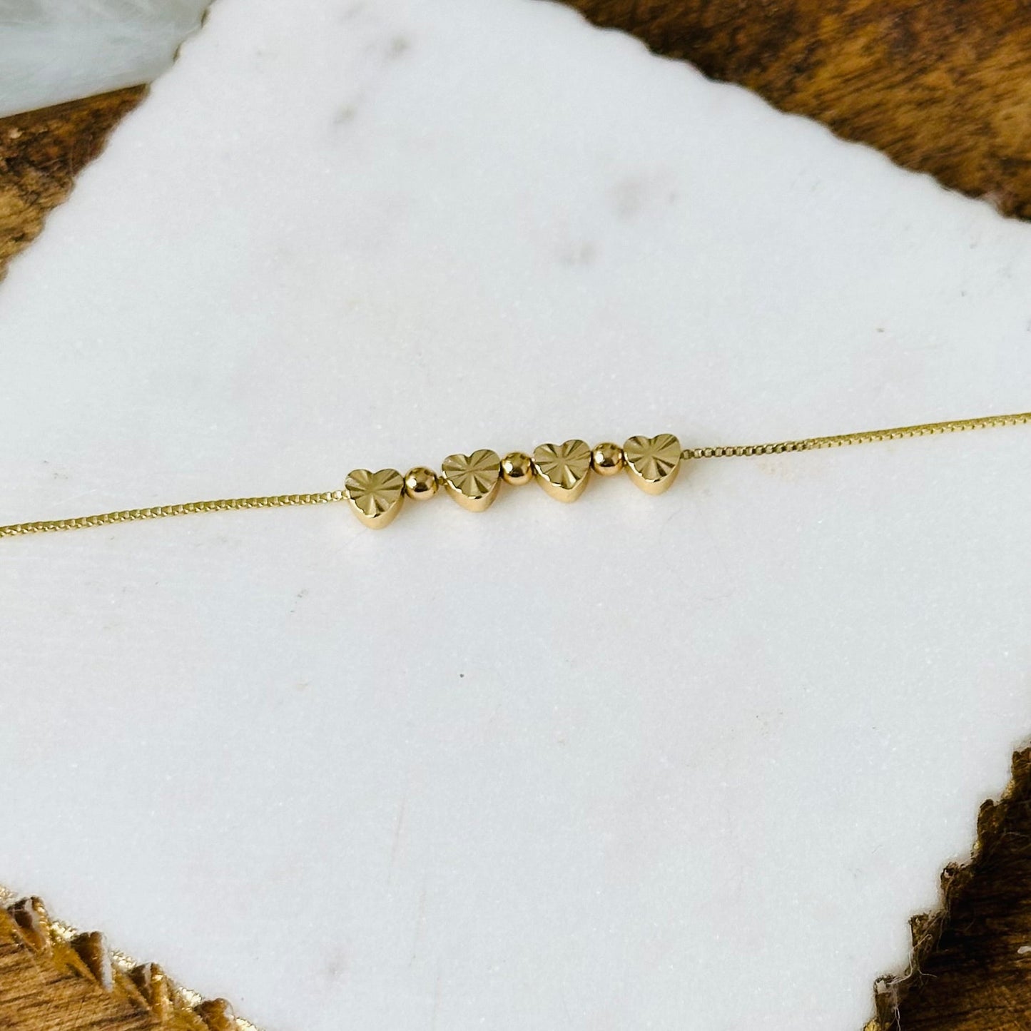 Bella Mini Heart Charms Necklace