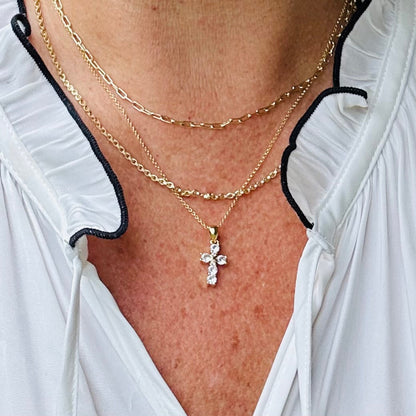 Gianna Cross Necklace