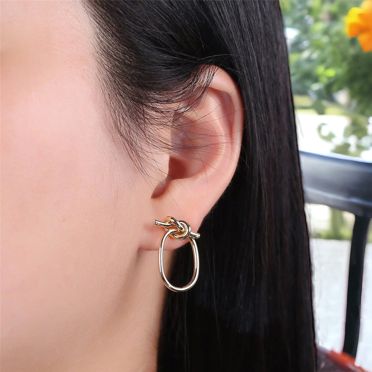 Eliora Twist Hoop Earrings