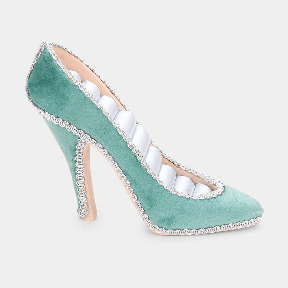 Velvet Stiletto Ring Display Holder