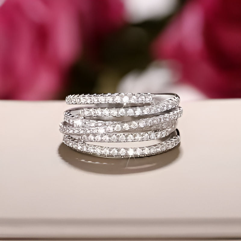 Elegant Cross Design Ring