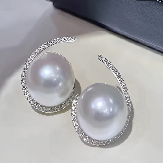 Silver Temperament Elegant Drop Earrings