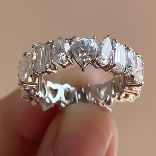 Vintage Sparkling Cubic Zirconia Ring