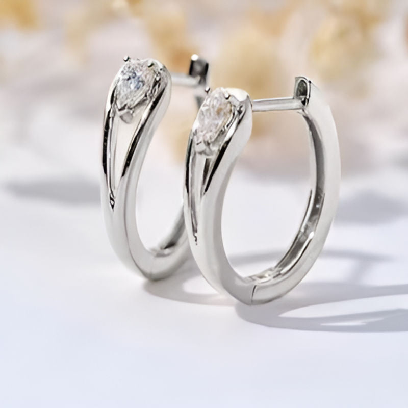 Silver Minimalist Hoop Earrings