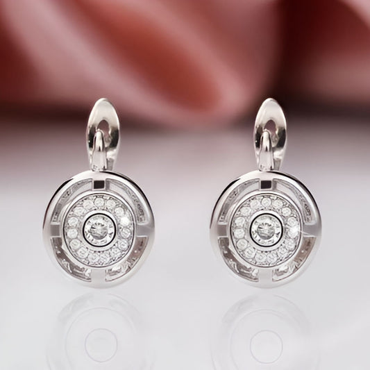 Silver Drop Ship Earrings