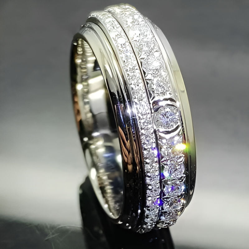 Elegant Zircon Sparkling Ring