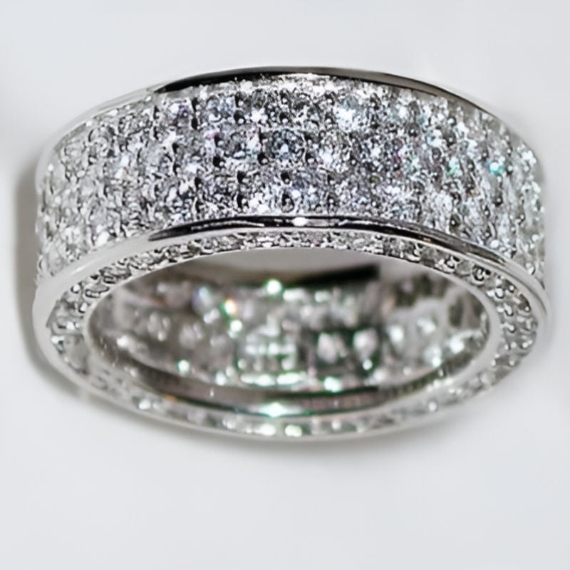 Silver Cubic Zirconia Ring