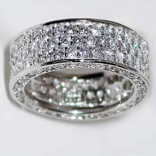 Silver Cubic Zirconia Ring