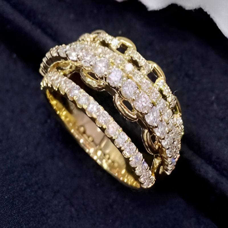 Vintage Multi Layered Ring