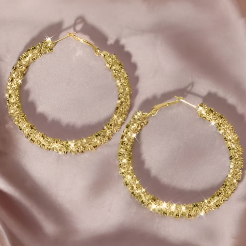 Gold Big Hoop Earrings