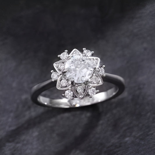 Vintage Romantic Flower Ring