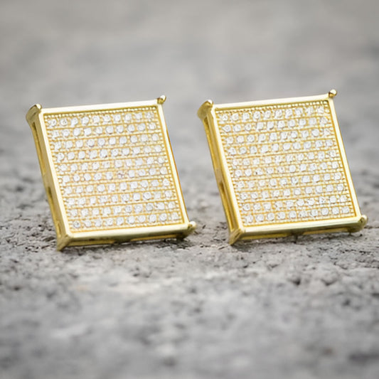 Vintage Rock Hip Hop Stud Earrings