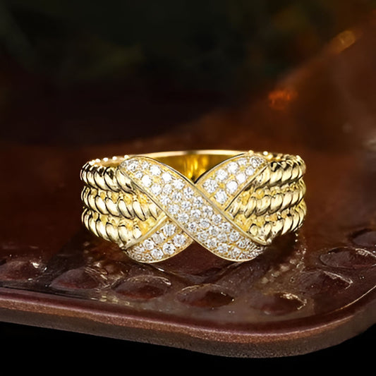 Vintage Cross Design Ring