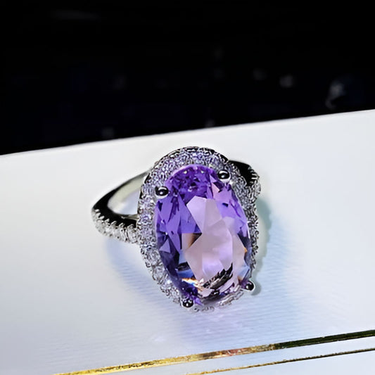 Vintage Noble Purple Ring