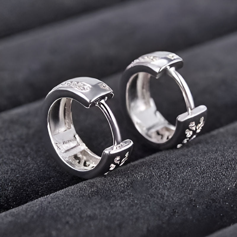 Vintage Dainty Small Circle Hoop Earrings