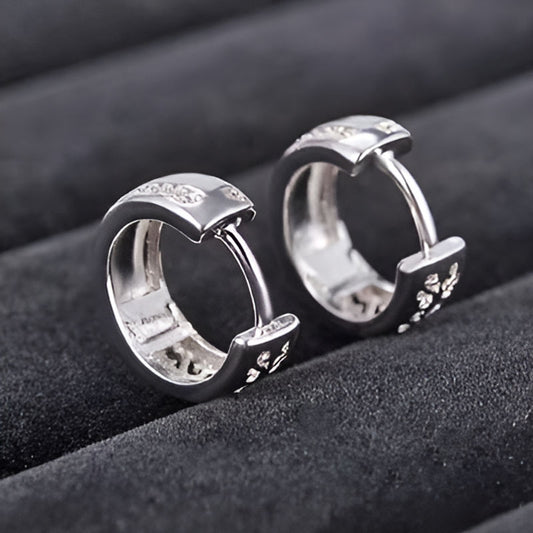 Vintage Dainty Small Circle Hoop Earrings