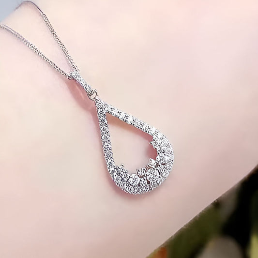 Vintage Brilliant Cubic Zirconia Necklace