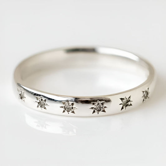 Silver Simple Thin Ring