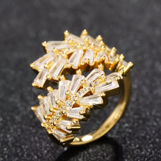 Vintage Leaf Shaped Ring