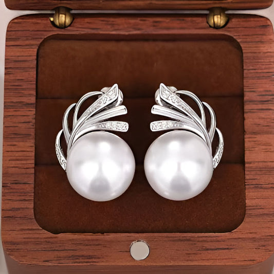 Elegant Imitation Pearl Stud Earrings