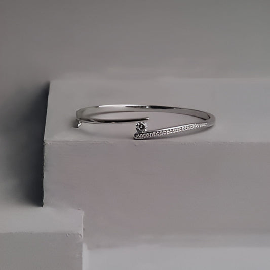 Silver Bangles Stylish Bracelet