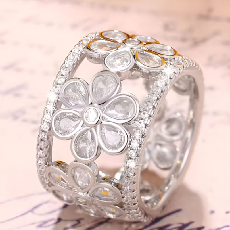 Silver Hollow Band Ring