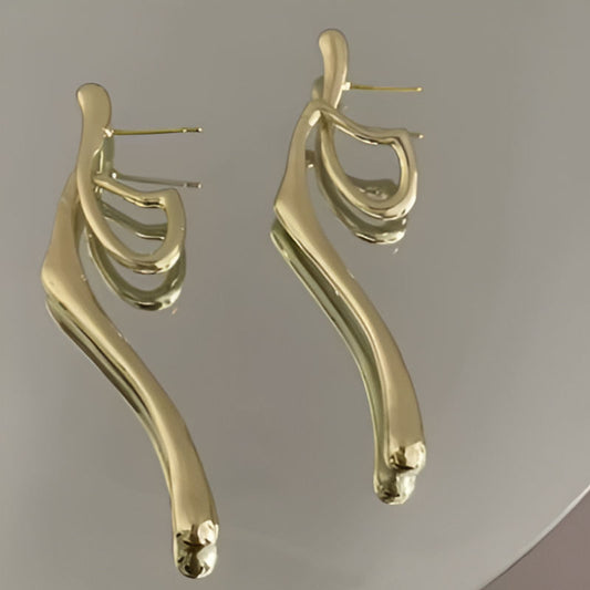 Vintage Asymmetric Irregular Earrings