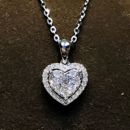 Vintage Heart Pendant Necklace