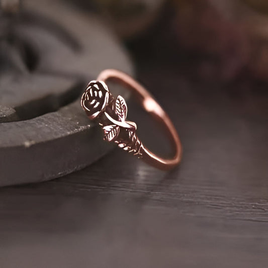 Vintage Pink Rose Ring