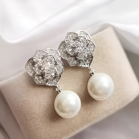 Elegant Flower Earrings