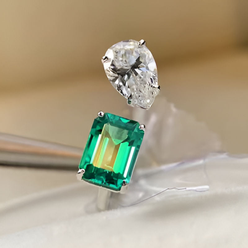 Vintage Temperament Cubic Zirconia Ring