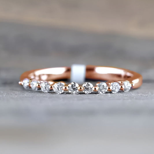 Vintage Pink Dazzling Cubic Zirconia Ring