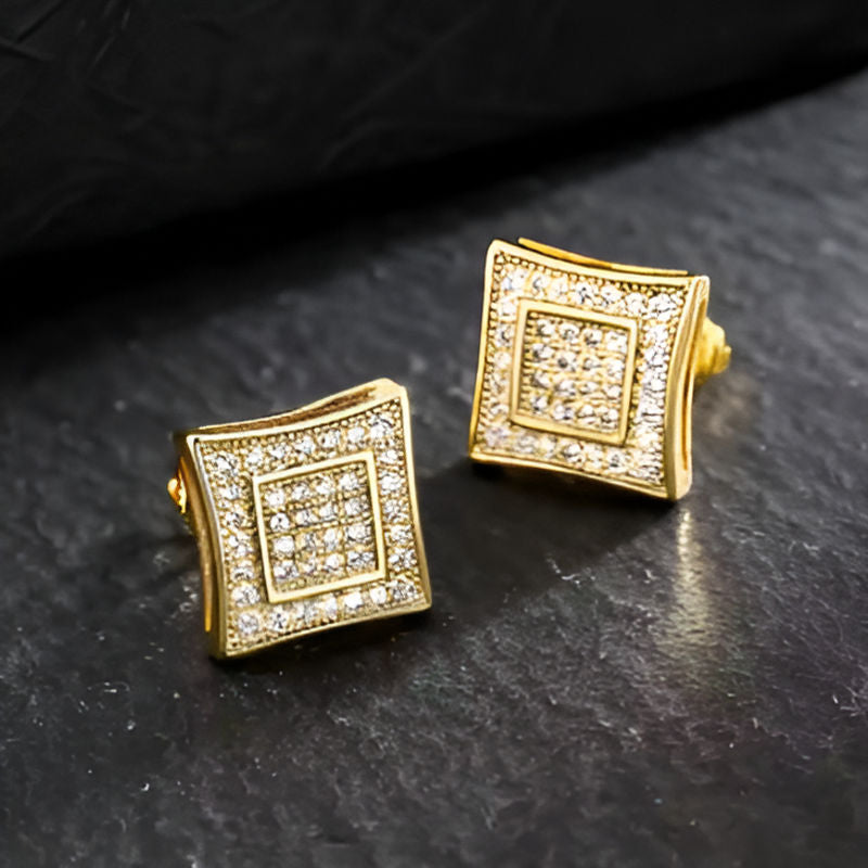 Gold Bling Bling Earrings