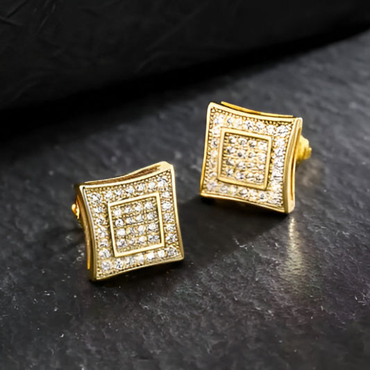 Gold Bling Bling Earrings
