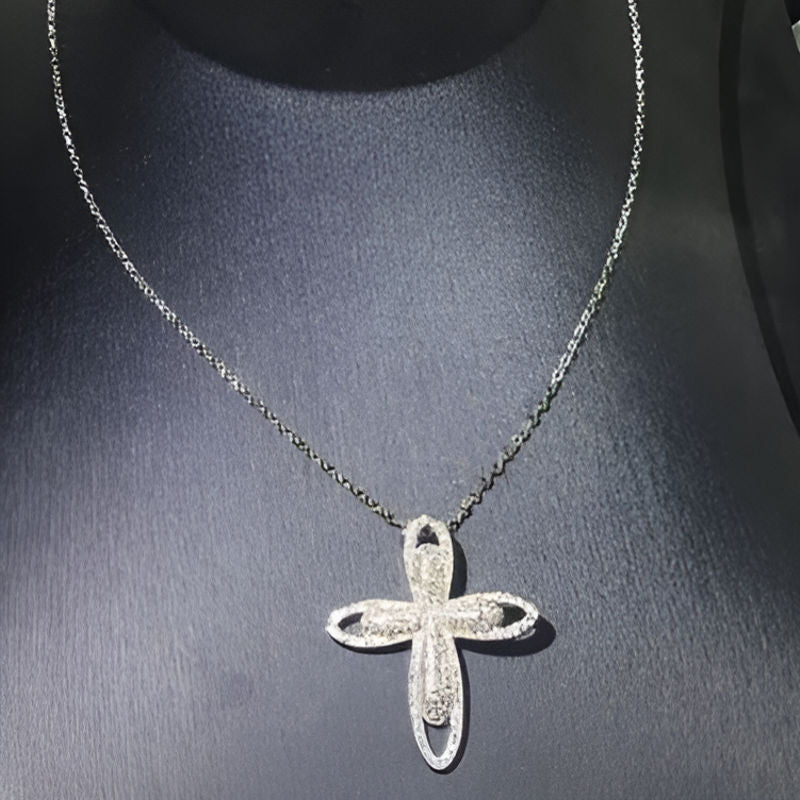 Vintage Cross Pendant Necklace