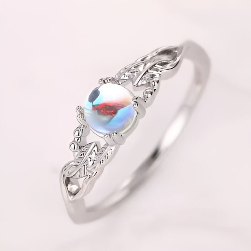 Vintage Round Moonstone Ring