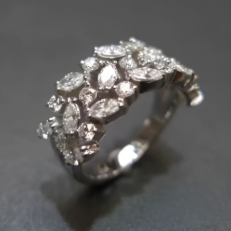 Vintage Bright Zirconia Ring