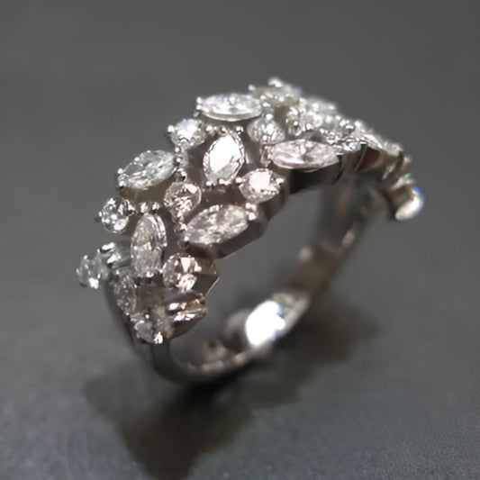 Vintage Bright Zirconia Ring