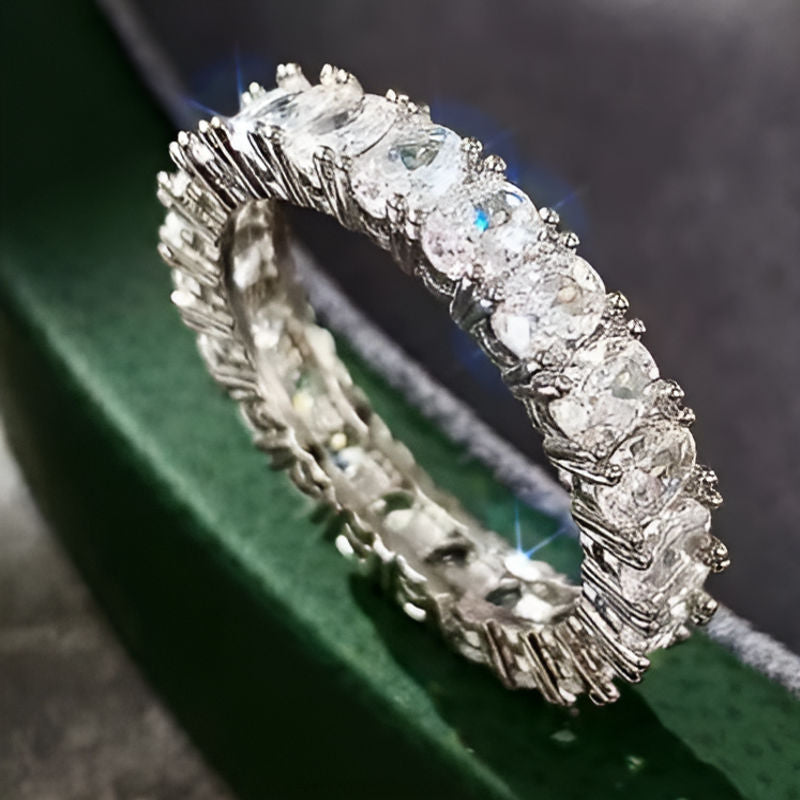 Vintage Oval Zirconia Jewelry