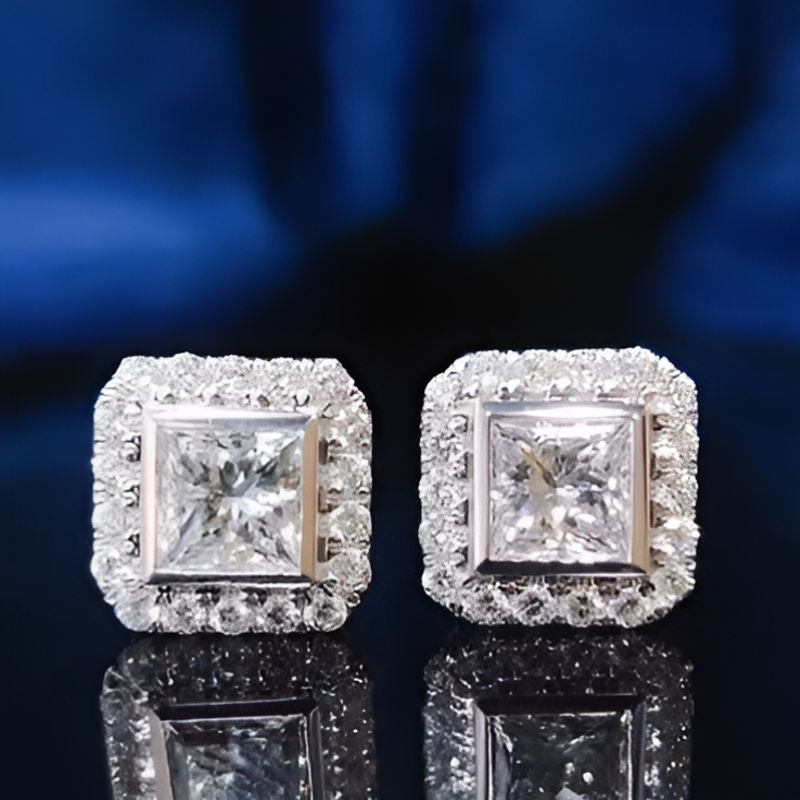Vintage Square Shaped Earrings