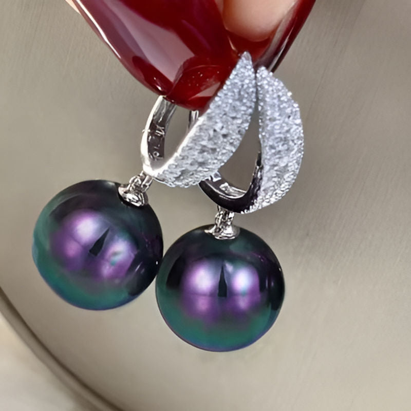 Vintage Simulated Pearl Earrings