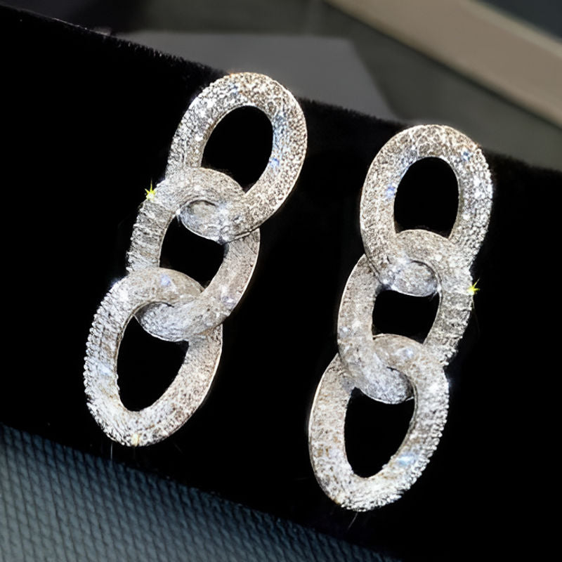 Elegant Exquisite Link Chain Earrings