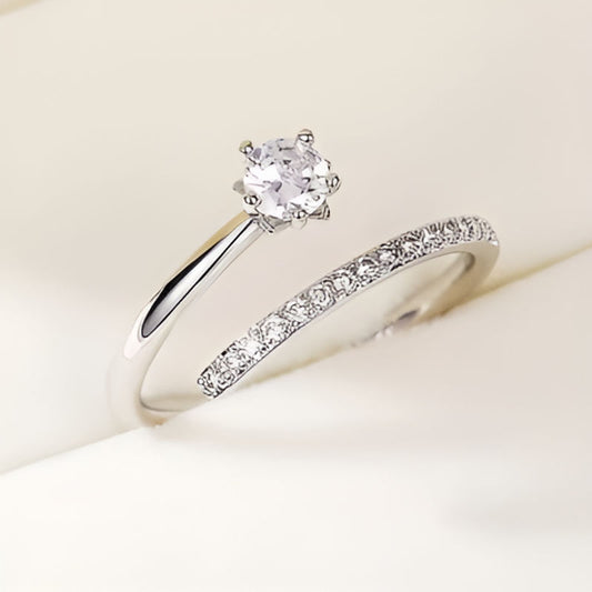 Vintage Diamond Opening Ring